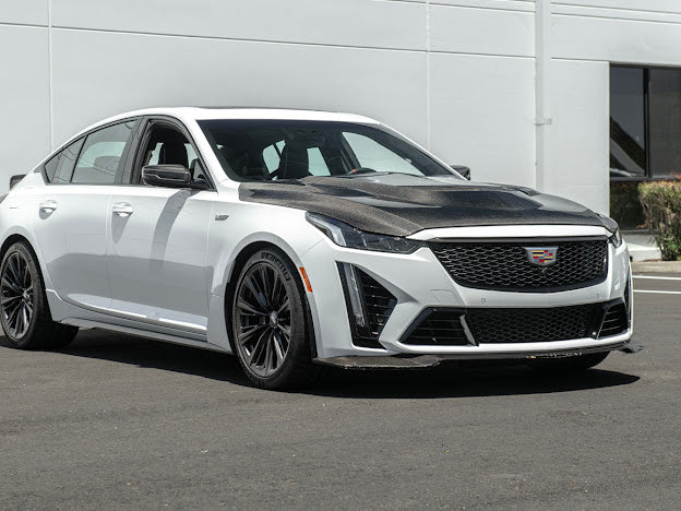 2020-Up Cadillac CT5 / CT5-V / CT5-V BLACKWING| SDP Performance Style CARBON FIBER Front Vented Hood